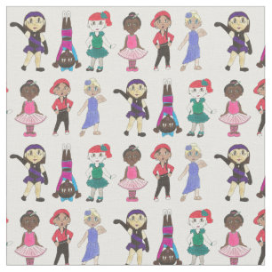 Tela Ballet Tap Jazz Acro Chicas bailarinas Ballerina S