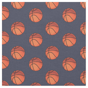 Tela Baloncesto en azul marino