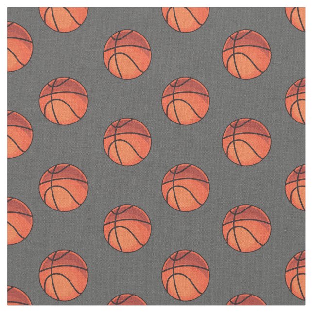 Tela Baloncesto en gris oscuro (De cerca)