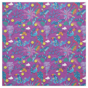 Tela Baloncesto tropical, fondo personalizado