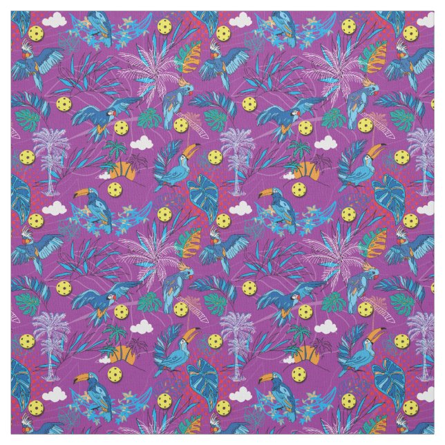 Tela Baloncesto tropical, fondo personalizado (Retal)