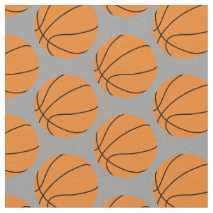 Tela Balones de Baloncesto Deportes Gris