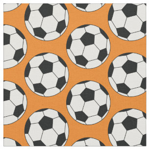 Tela Balones de Fútbol Deportes Naranja