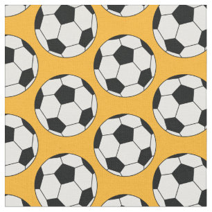 Tela Balones de Fútbol Deportes Oro