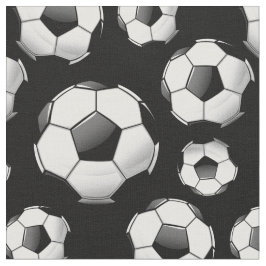 Tela Balones de fútbol redondos brillantes dispersados