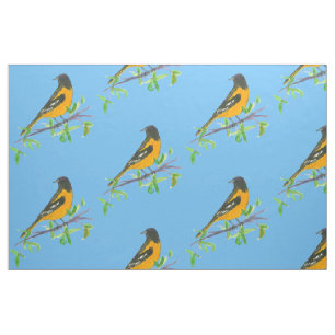 Tela Baltimore Oriole Bird Blue