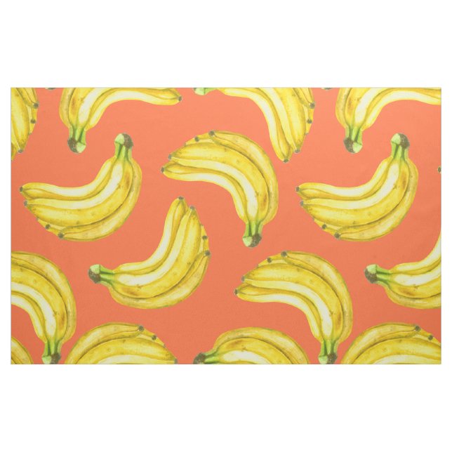 Tela Bananas acuáticas ("Cuarto gordo" (fat quarter))