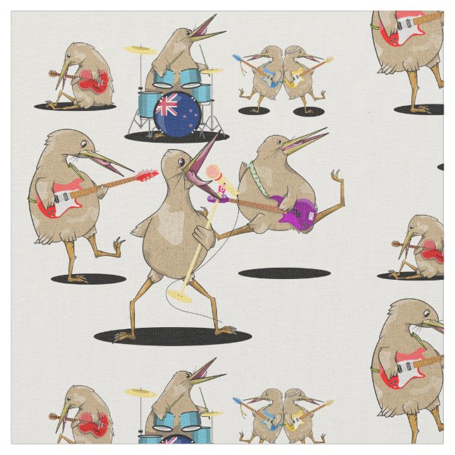 Tela Banda de Kiwi para Música NZ (De cerca)