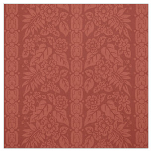Tela Banda Floral 1885, Rojo amapola