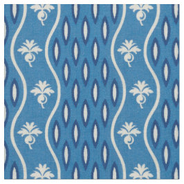 Tela Banda ondulada de mediados del siglo XIX, azul