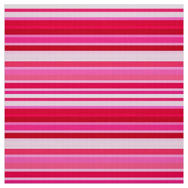 Tela Bandas ampolladas, fucsia, marrón y rosa  (Retal)