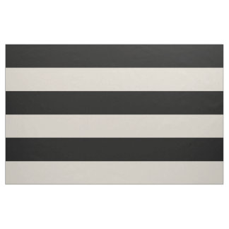 Tela Bandas anchas de color negro y beige de gran escal