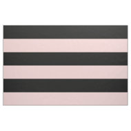 Tela Bandas anchas de color negro y rosa claro de gran