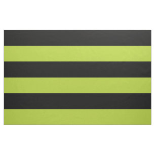 Tela Bandas anchas en negro y verde de gran escala