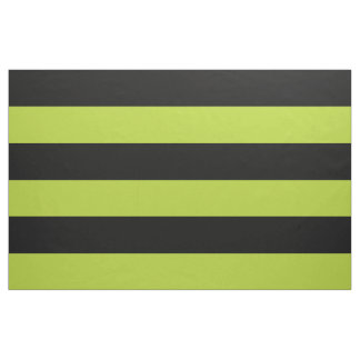 Tela Bandas anchas en negro y verde de gran escala