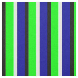 Tela Bandas azules verdes textiles