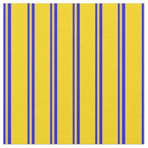 Tela Bandas azules y amarillas
