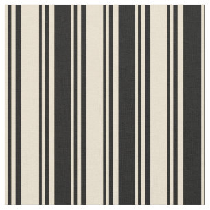 Tela Bandas beige y negro