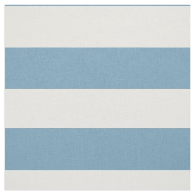 Tela Bandas blancas en azul Carolina (Retal)