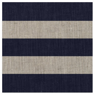 Tela Bandas clásicas de Navy Blue