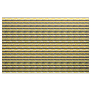 Tela Bandas de abejas de oro negro