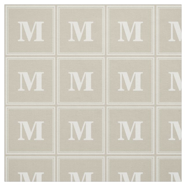 Tela Bandas de arenisca monogramo (Retal)