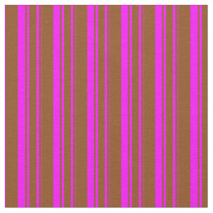 Tela Bandas de Brown y Fuchsia