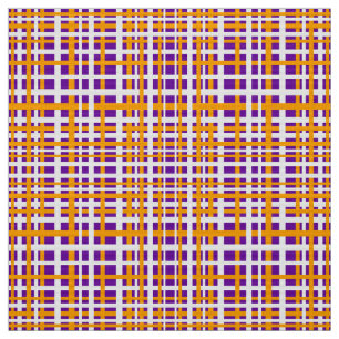 Tela Bandas de entrelazado púrpura y Naranja