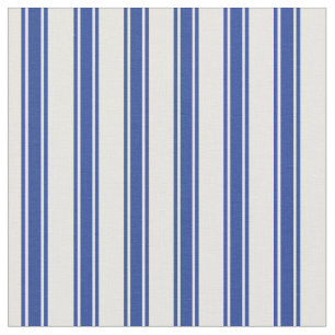 Tela Bandas de puntas azules y blancas