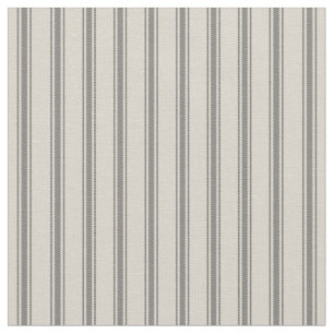 Tela Bandas de puntas clásicas beige y gris