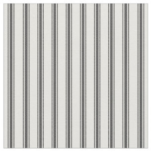 Tela Bandas de punteo clásicas en blanco y negro