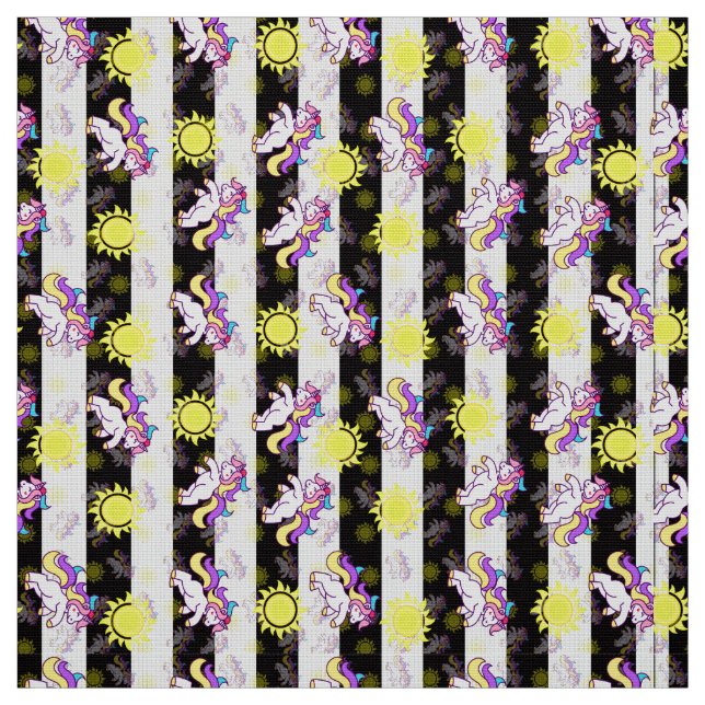 Tela Bandas de Unicornio (Retal)