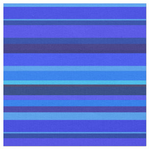 Tela Bandas horizontales azules