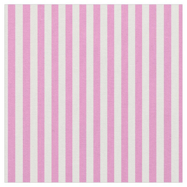 Tela Bandas rosadas y blancas (De cerca)