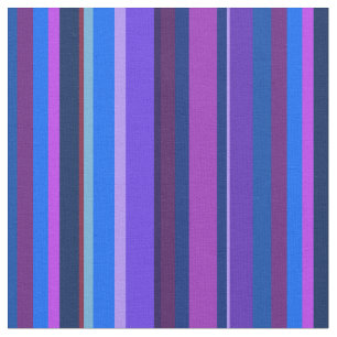 Tela Bandas verticales azul y violeta
