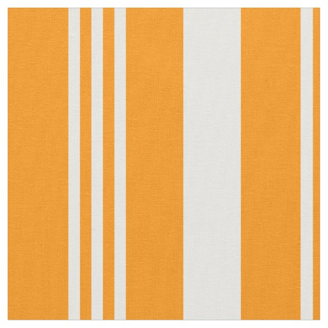 Tela Bandas verticales de Naranja de varias columnas (De cerca)