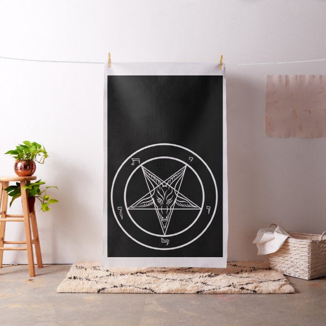Tela Bandera 36" de Baphomet x56 " (In Situ)