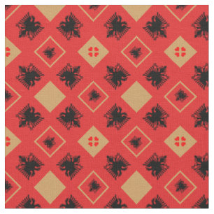 Tela Bandera albanesa y albanesa moda textil de moda