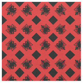 Tela Bandera albanesa y Albania tela/moda de moda