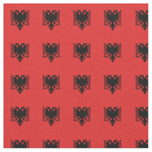 Tela Bandera albanesa y Albania tela/moda de moda