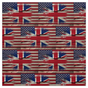 Tela Bandera americana británica de la pintura el   de