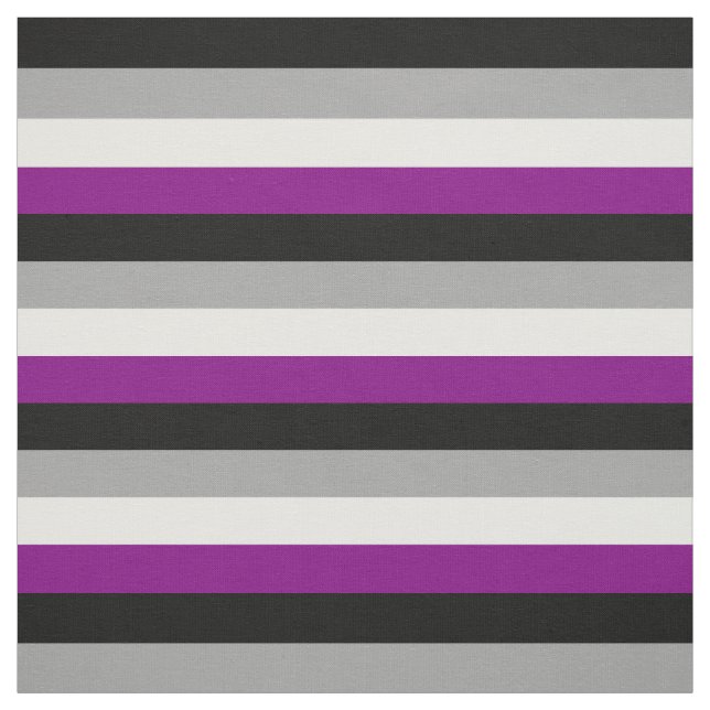 Tela Bandera asexual del orgullo (Retal)