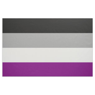 Tela Bandera asexual del orgullo