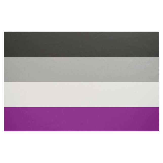 Tela Bandera asexual del orgullo (Yarda)