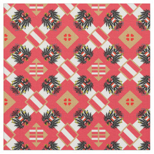 Tela Bandera austriaca y águila austriaca, moda textil