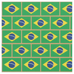 Tela Bandera brasileña y tela/deportes de moda