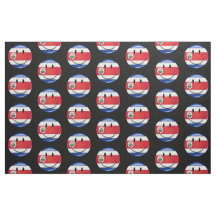 Bandera brillante de Rican de la costa