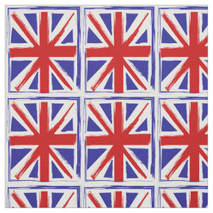 Tela Bandera británica de Union Jack del estilo del