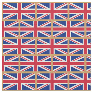 Tela Bandera británica y el Reino Unido de moda Fabric