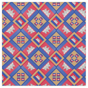 Tela Bandera camboyana y moda camboyana Fabric GL